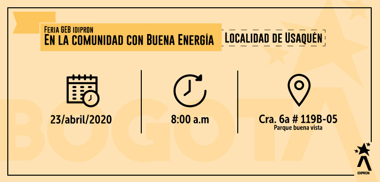 Feria GEB - IDIPRON Abril 2020