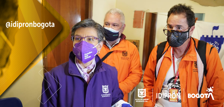 Alcaldesa Claudia Lopez en el Castillo de las Artes