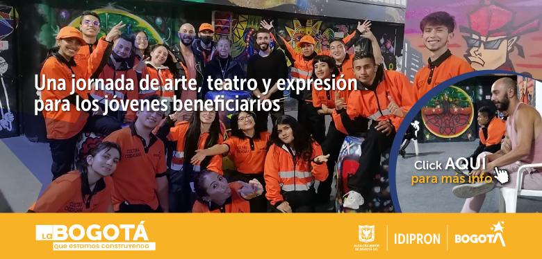 Una jornada de arte, teatro y expresión para los jóvenes beneficiarios