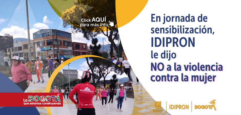 dale click y lee la nota: En jornada de sensibilizacion, IDIPRON le dijo NO a la violencia contra la mujer