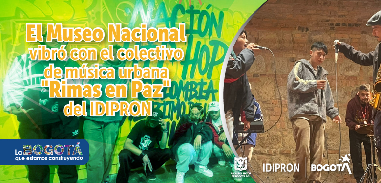 El Museo Nacional vibró con el colectivo de música urbana "Rimas en Paz" del IDIPRON