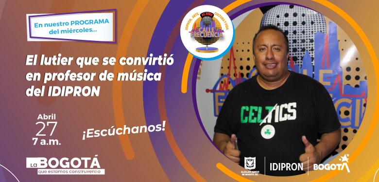 El Lutier que se convirtió en profesor de música del IDPRON