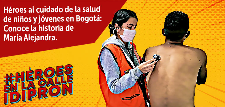 enfermera atendiendo a jóven beneficiario del IDIPRON