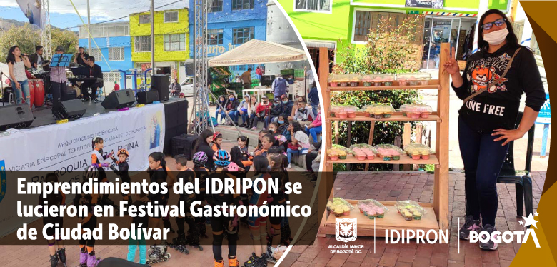 Emprendimientos del IDIPRON se lucieron en Festival Gastronómico en Ciudad Bolívar